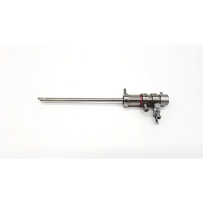 3m 83272 silver surgical pressure inflow cannula with long slender shaft and multiple adjustment knobs in metallic finish