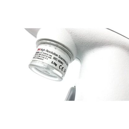 White 3m high-resolution scanning spray sensor with clear cylindrical body and black labeling for high-resolution scanning