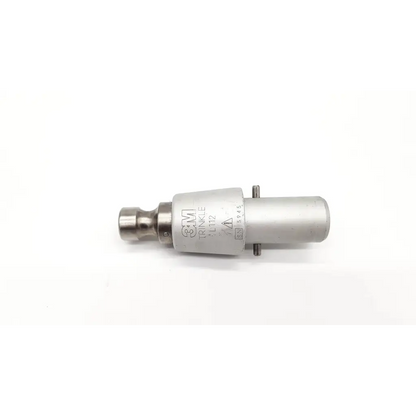 Silver metallic 3m trinkle l112 maxi driver attachment with cylindrical body and threaded end for adhesive application