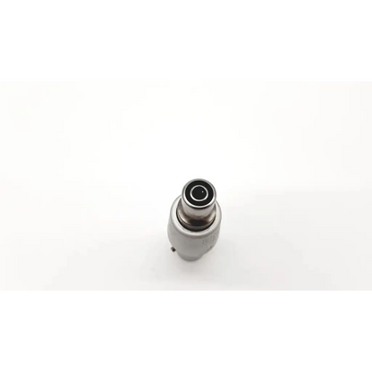 Silver metallic xlr audio connector with threaded barrel and central pin for 3m trinkle l112 maxi driver attachment