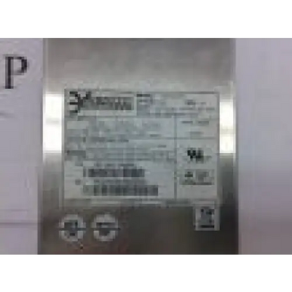 Stainless steel elevator control panel with printed label and two buttons for 3M power technology rev 400W power supply
