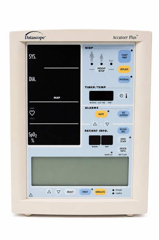Datascope Accutorr Plus Vital Signs Monitor Flat-Rate Repair Service