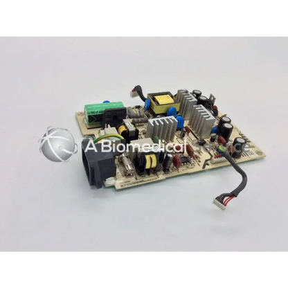 Beige circuit board with capacitors resistors and heat sinks of 453a5567001 nec power supply unit board