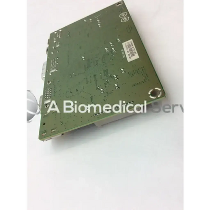 Green rectangular e157925 interface board with solder points and barcode label for electronic connectivity use