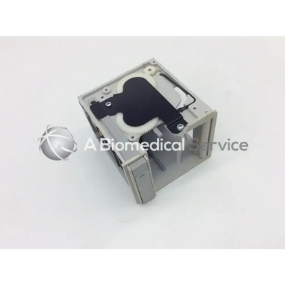 Gray plastic projector lamp housing with black internal parts and white gear for hot dot recorder module 600-06008-02