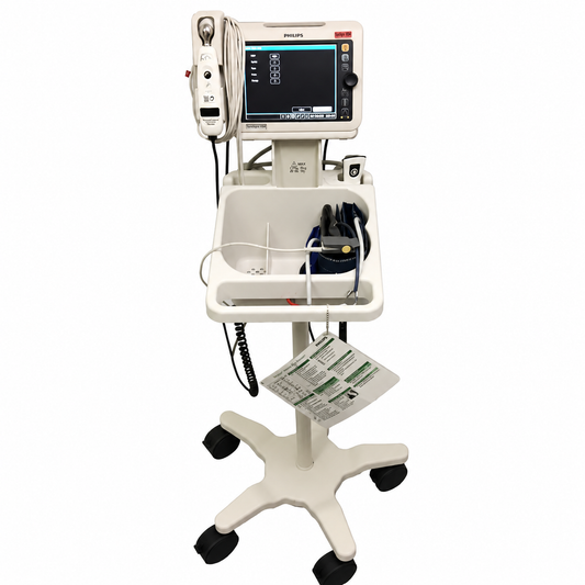 Philips SureSigns VS4 Vital Signs Monitor with SpO2, NIBP & Cart - Biomed Certified