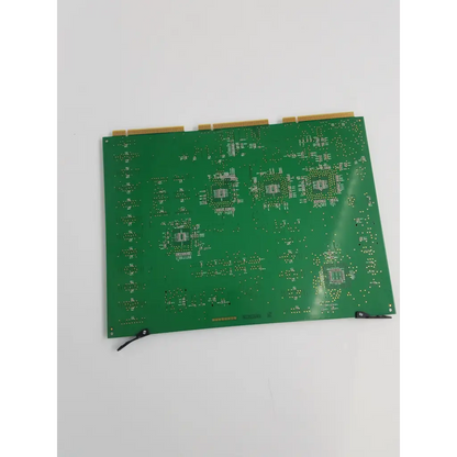 Green rectangular control board bbca2-12 6588020048 with gold edge connectors and silver solder pads
