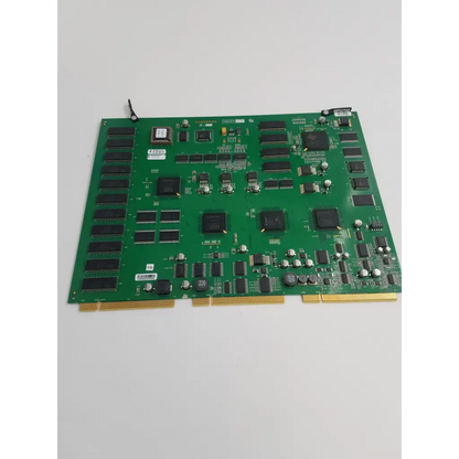 Green control board bbca2-12 with black integrated circuits and gold edge connectors for board 22523sm use