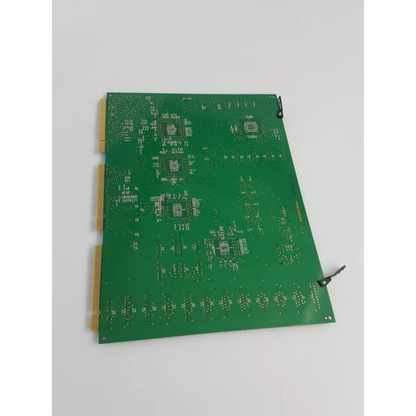 Green rectangular control board bbca2-12 with gold edge connectors and silver solder pads for board bbca2-12 22523sm