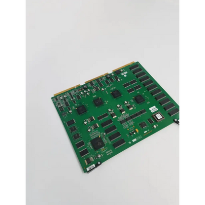 Green control board bbca2-12 with black integrated circuits and gold edge connectors for board bbca2-12 22523sm