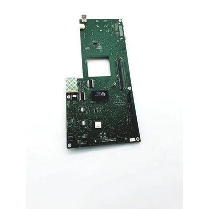 Green printed circuit board bbdg2-6 22425sm with electronic components and central rectangular cutout model 701224-002 rev 02