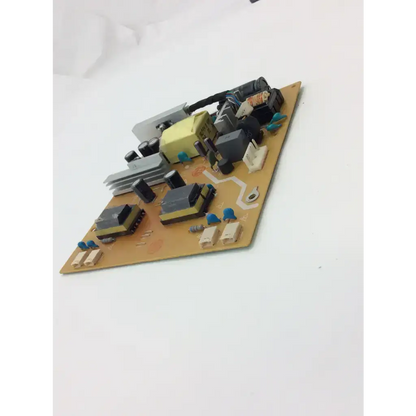 Brown 715g1899-1 inverter board power supply with black yellow and gray electronic components on circuit board