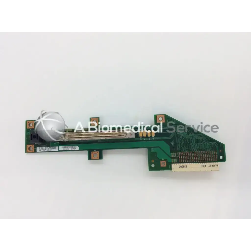 Green circuit board with silver spherical component and gold connectors for cisco slot backplane 73-8638-03