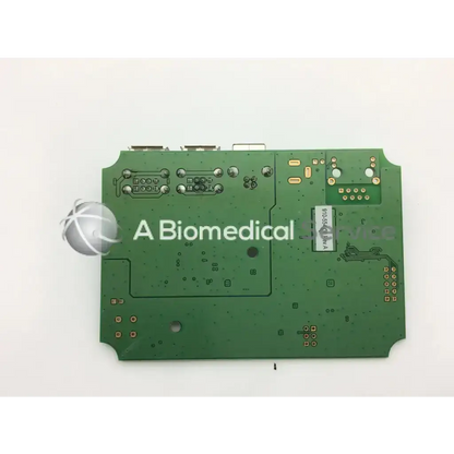Green rectangular bbcf1-8 909-726-00 RO board circuit board with silver soldered components and labeled connectors