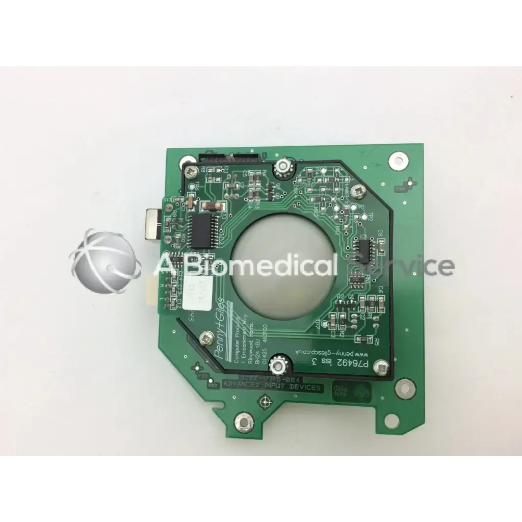 Load image into Gallery viewer, A Biomedical Service Advanced Input Devices 9200-17146-004 Board w/ Penny+Giles P76492 iss 3 Trackball 200.00