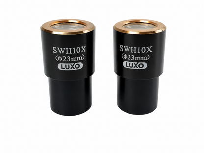 Luxo SWH10X 10X Microscope Eyepieces Lot of 2 - Biomed Certified