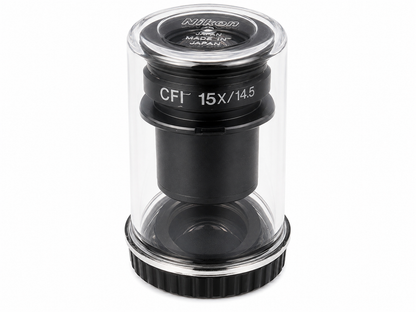 Nikon CFI 15X/14.5 Microscope Eyepiece in Case - Biomed Certified