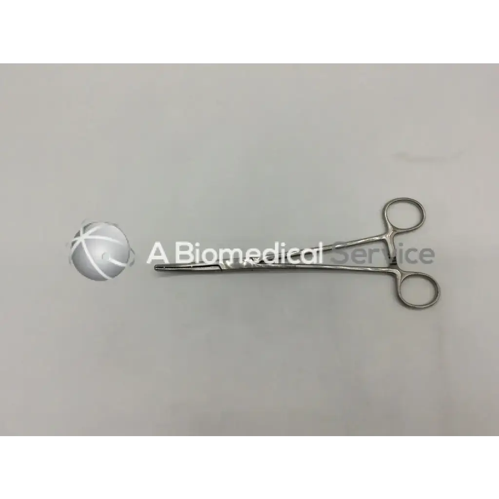 Load image into Gallery viewer, A Biomedical Service Codman 30-5527 Heaney Hysterectomy Forceps Curved 35.00