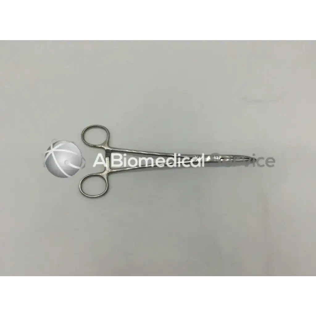 Load image into Gallery viewer, A Biomedical Service Codman 30-5527 Heaney Hysterectomy Forceps Curved 35.00