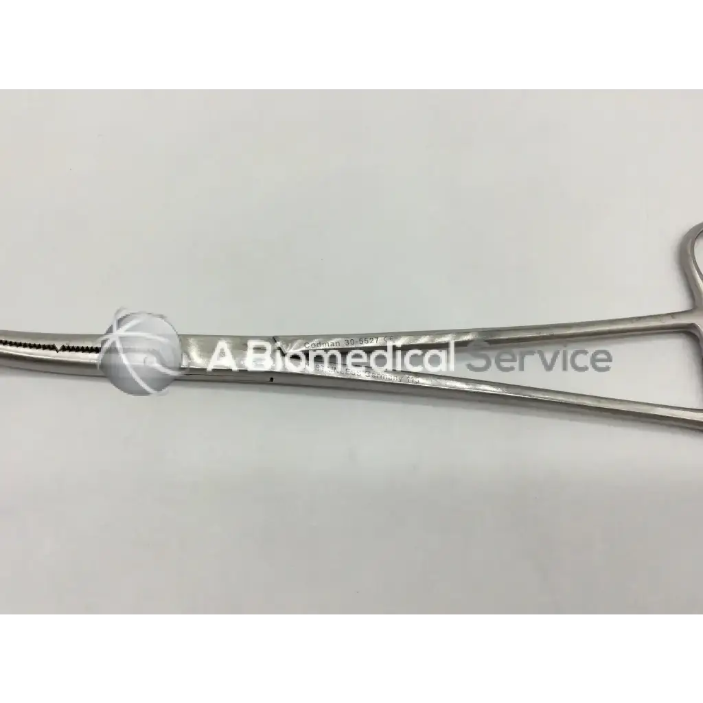 Load image into Gallery viewer, A Biomedical Service Codman 30-5527 Heaney Hysterectomy Forceps Curved 35.00