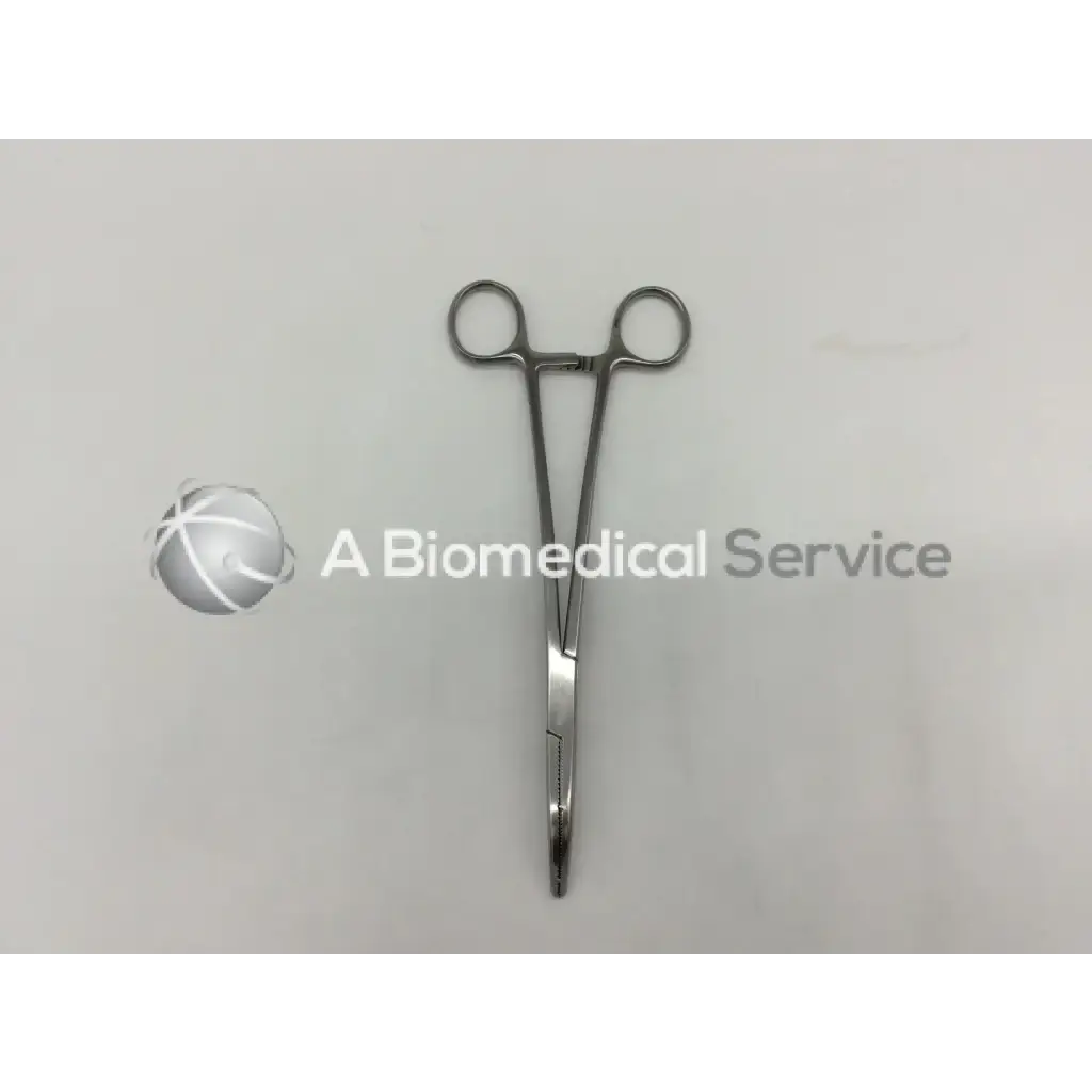 Load image into Gallery viewer, A Biomedical Service Codman 30-5527 Heaney Hysterectomy Forceps Curved 35.00