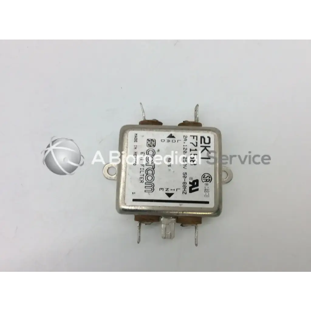 Load image into Gallery viewer, A Biomedical Service Corcom 2K1 F7158 EMI Filter 2A 120/250V 50-60Hz 45.00
