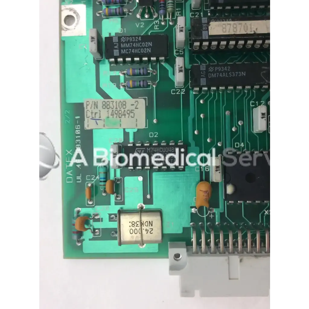 Load image into Gallery viewer, A Biomedical Service Datex UL 4F 883106-1 2/2 883108-2 Ctrl 1498495 Board 220.00
