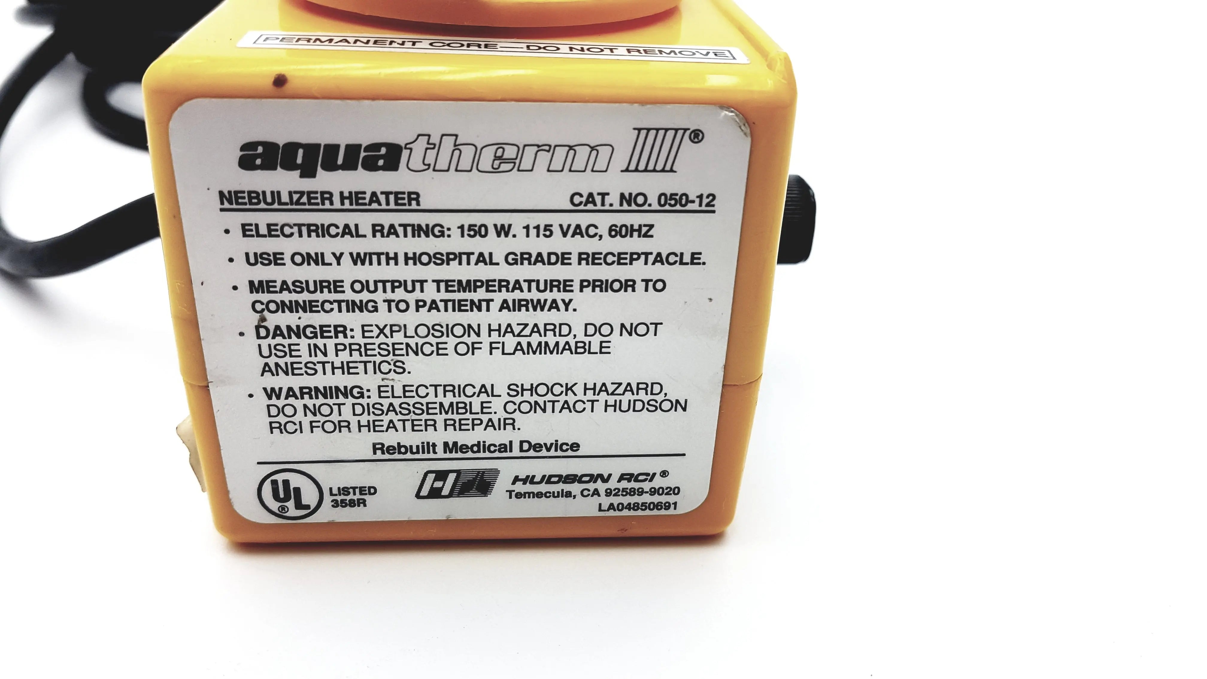 Load image into Gallery viewer, A Biomedical Service Hudson Aquatherm 050-12 Nebulizer Heater 50.00