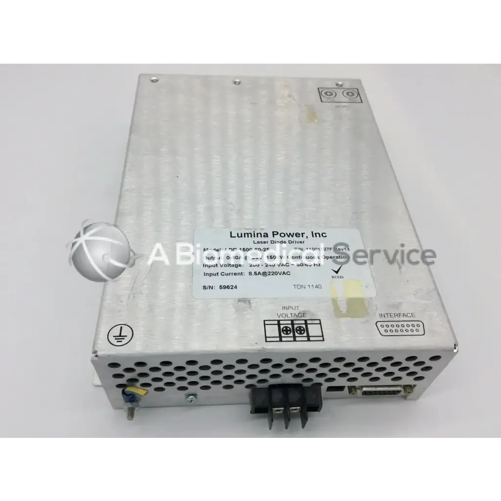 Load image into Gallery viewer, A Biomedical Service Lumina Power Inc. LDD-1500-60-25 Laser Diode Driver with Controller 800.00