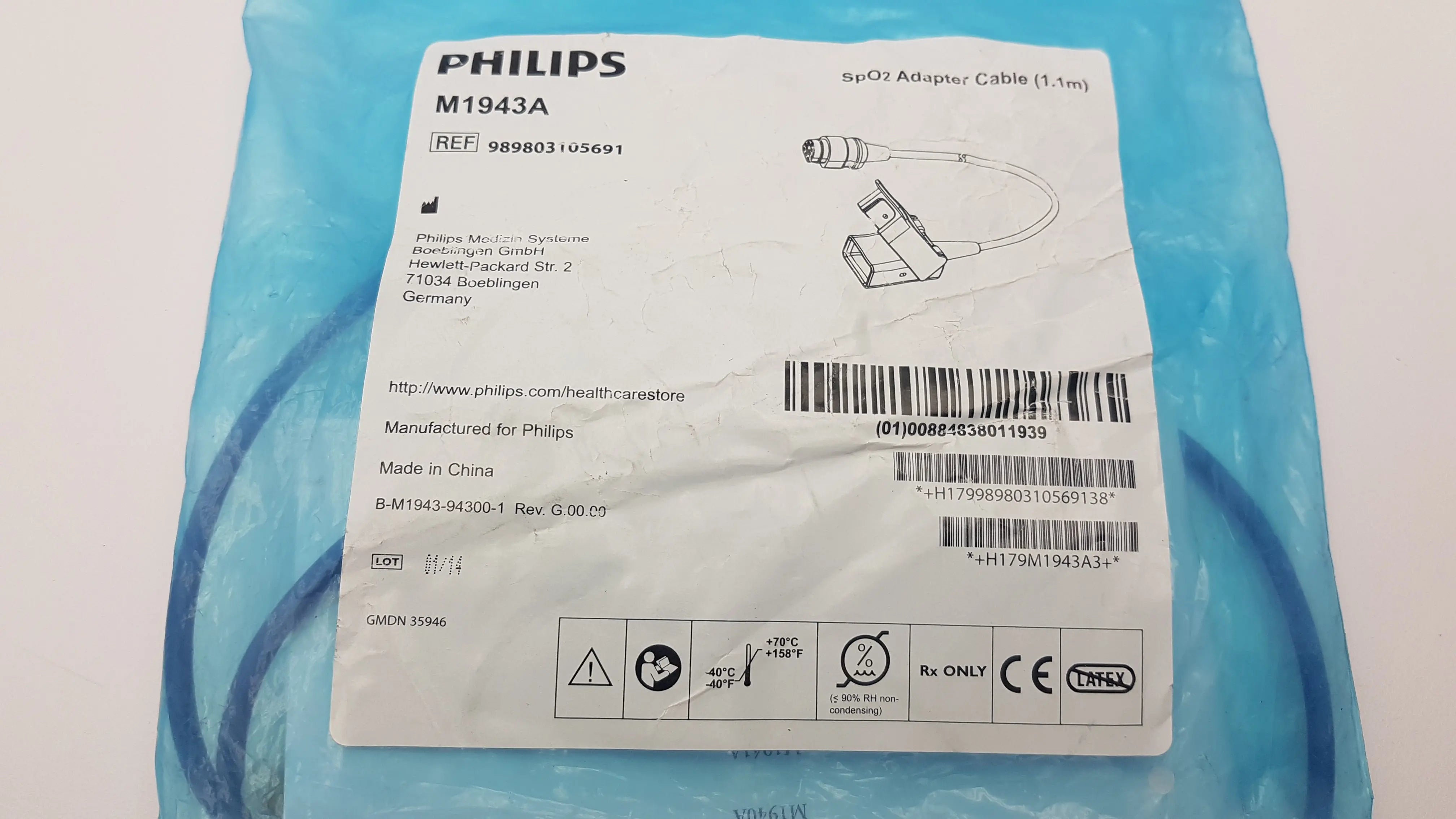 Philips REF 989803105691 M1943A Sp02, Adapter Cable (1.1m) – A ...