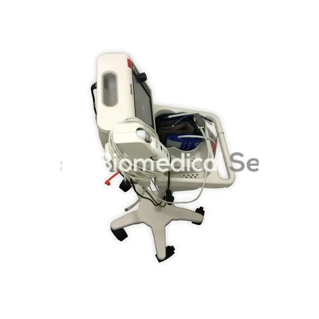 Load image into Gallery viewer, A Biomedical Service Philips SureSigns VS4 w/ SpO2, NIBP and Cart 2350.00