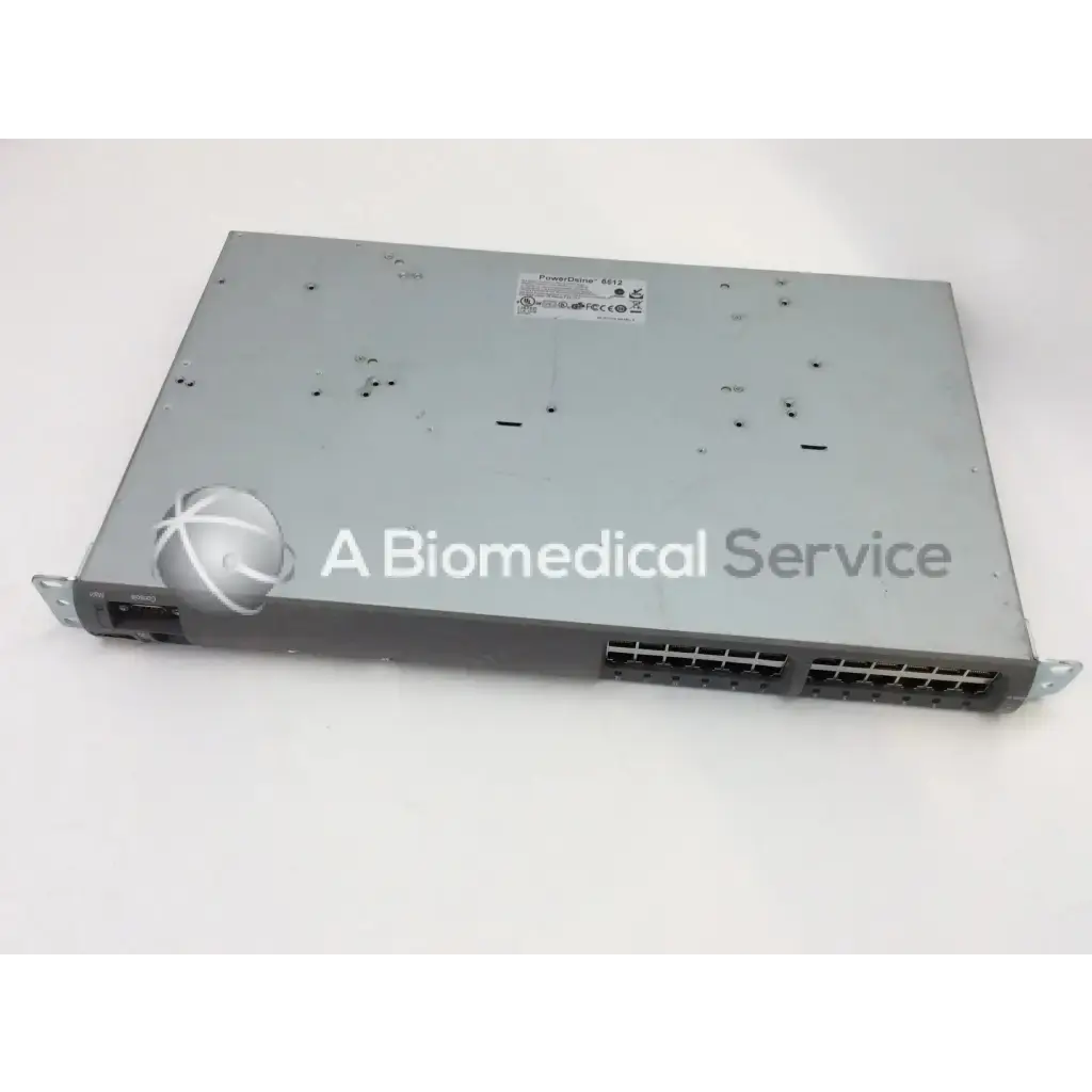 Load image into Gallery viewer, A Biomedical Service PowerDsine 6512 PD-6512G/AC/M PoE 12-Port Ethernet Midspan 10/100/1000 Switch 100.00