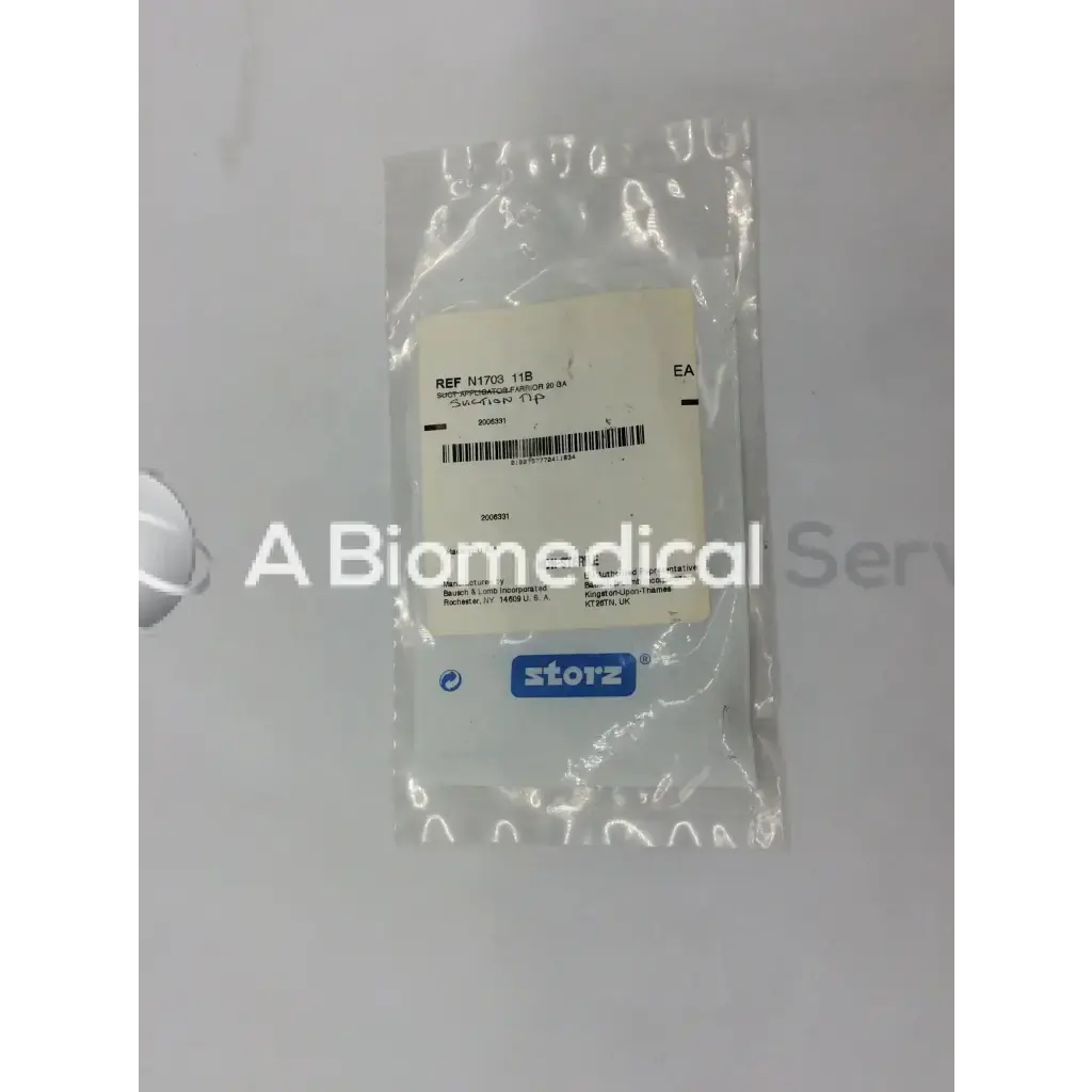 Load image into Gallery viewer, A Biomedical Service Storz N1703 11B Suction Tip 25.00