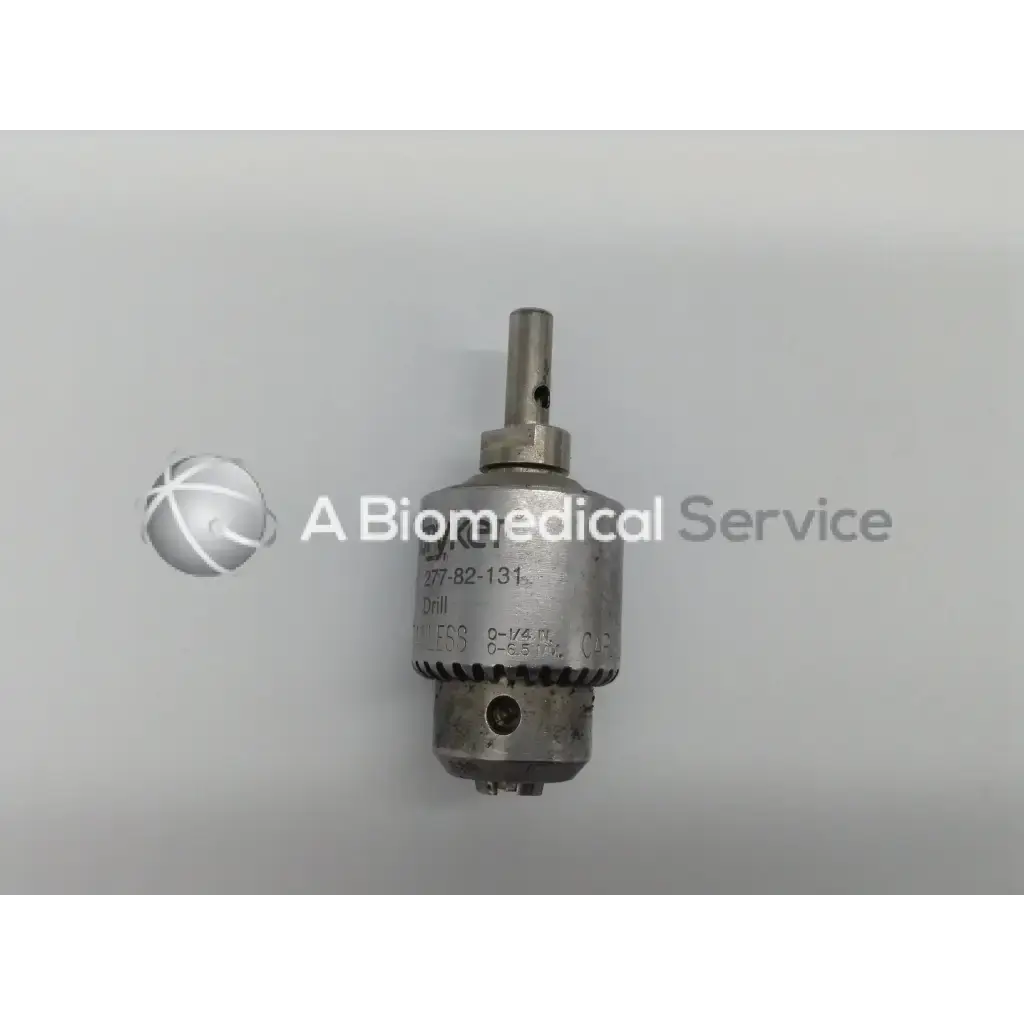 Load image into Gallery viewer, A Biomedical Service Stryker 277-82-131 1/4&quot; Jacobs Chuck &amp; Key Drill Stem 69.50