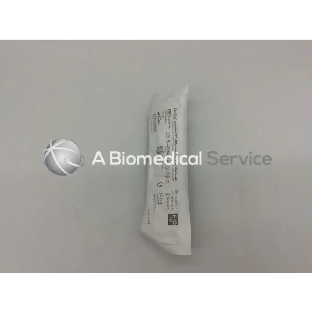 Load image into Gallery viewer, A Biomedical Service Sun One GreenLine/D Fiber Optic Laryngoscope Handle Disposable Penlite 5-338-10 16.00