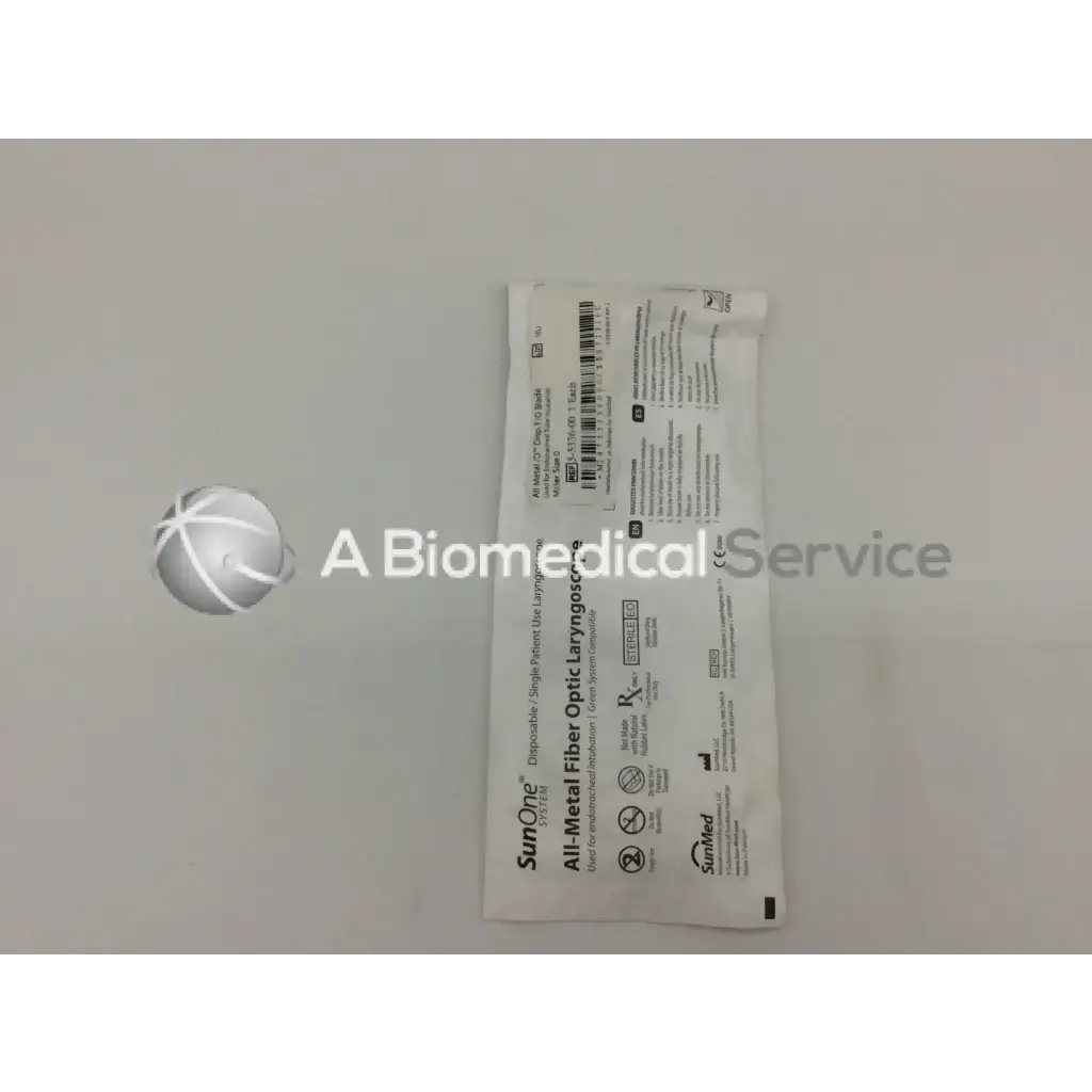 Load image into Gallery viewer, A Biomedical Service SunMed 5-5336-02 All Metal Fiber Optic Laryngoscope 10.00