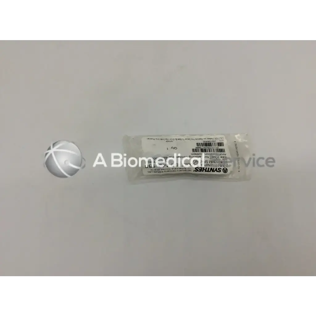 Load image into Gallery viewer, A Biomedical Service Synthes 2.0MM TI Miniplate-Double Bend Arch Fixation System 443-180 25.00