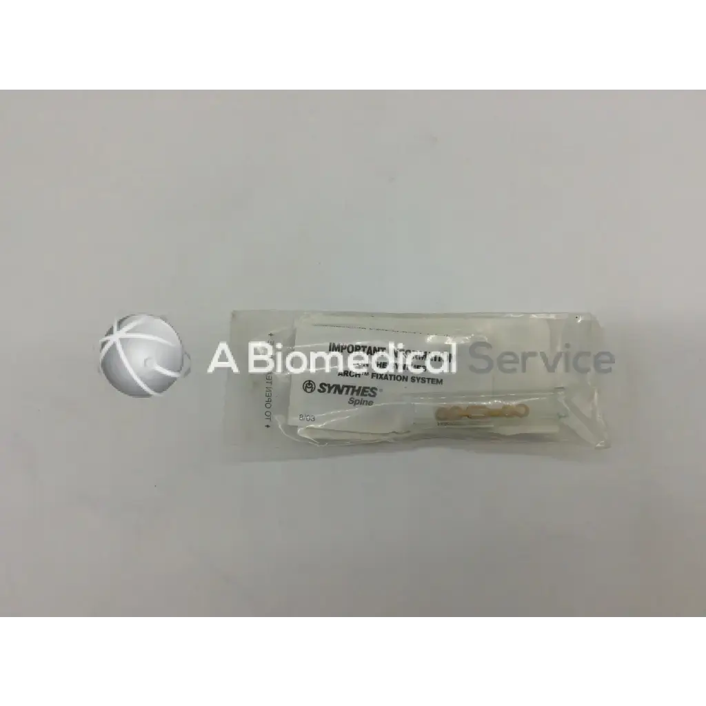 Load image into Gallery viewer, A Biomedical Service Synthes 2.0MM TI Miniplate-Double Bend Arch Fixation System 443-180 25.00
