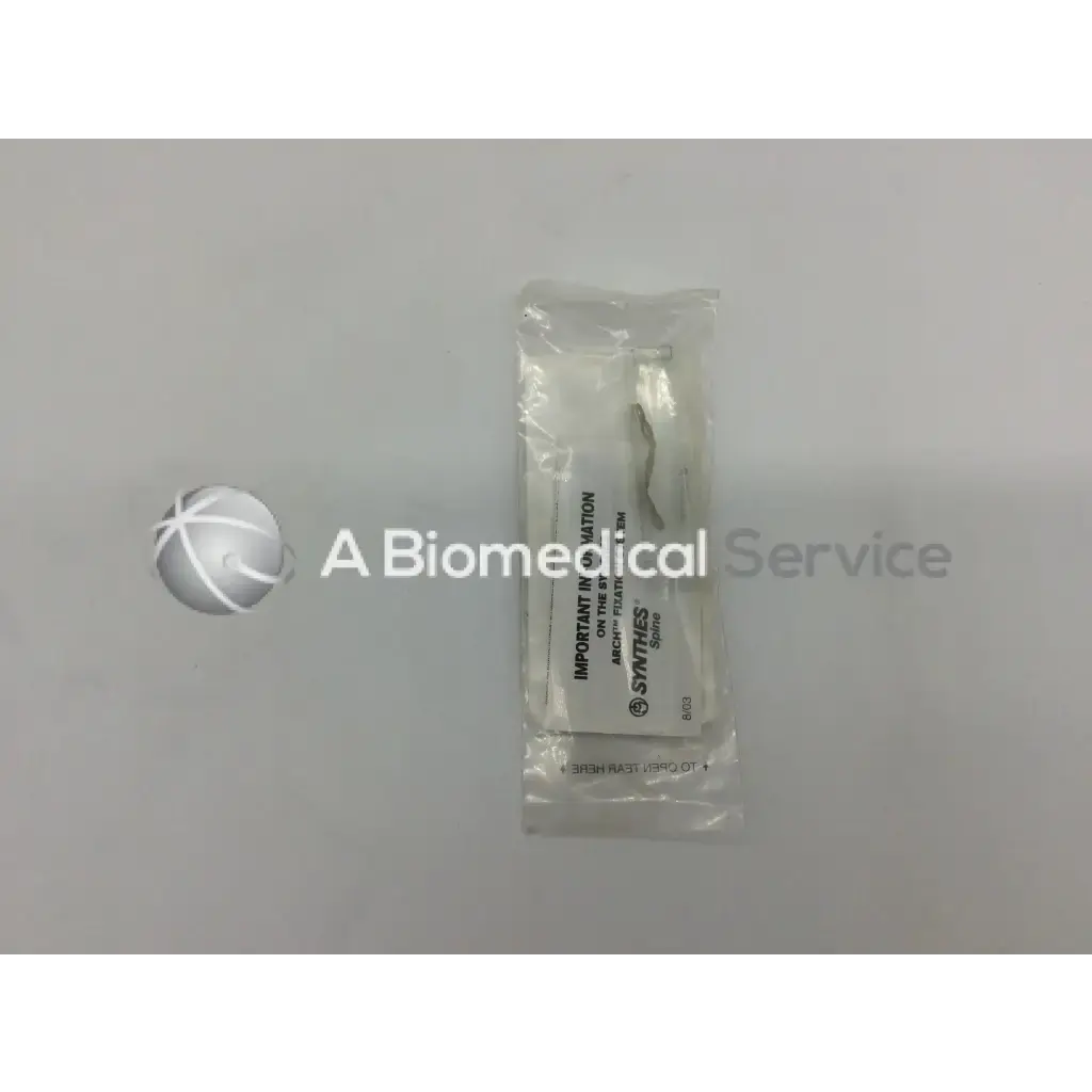 Load image into Gallery viewer, A Biomedical Service Synthes 2.0MM TI Miniplate-Double Bend Arch Fixation System 443-180 25.00