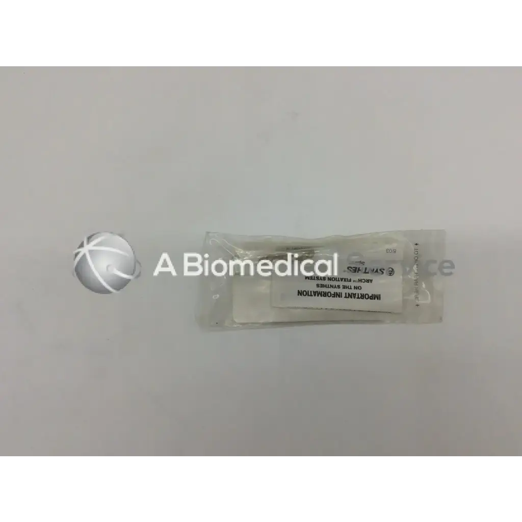 Load image into Gallery viewer, A Biomedical Service Synthes 2.0MM TI Miniplate-Double Bend Arch Fixation System 443-180 25.00
