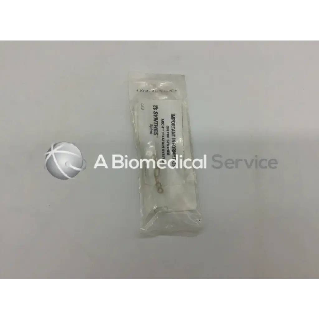 Load image into Gallery viewer, A Biomedical Service Synthes 2.0MM TI Miniplate-Double Bend Arch Fixation System 443-180 25.00
