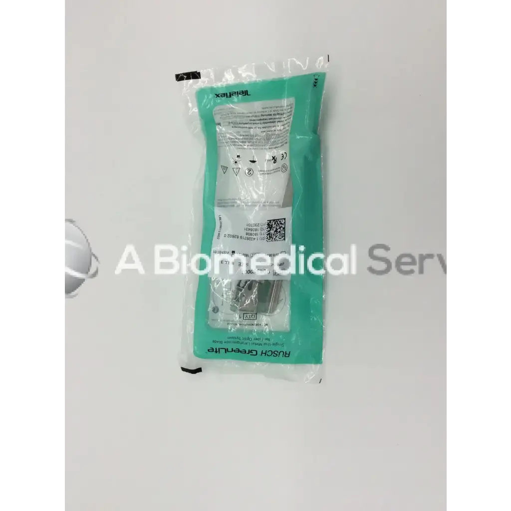 Load image into Gallery viewer, A Biomedical Service Teleflex  Rusch Green Lite Mill 3 Metal Laryngoscope Blade for Fiber Optic System 004550003 10.00