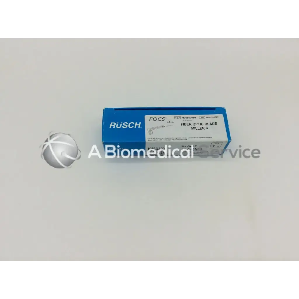 Load image into Gallery viewer, A Biomedical Service Teleflex Rusch Fiber Optic Blade Miller 0 005650050 15.00