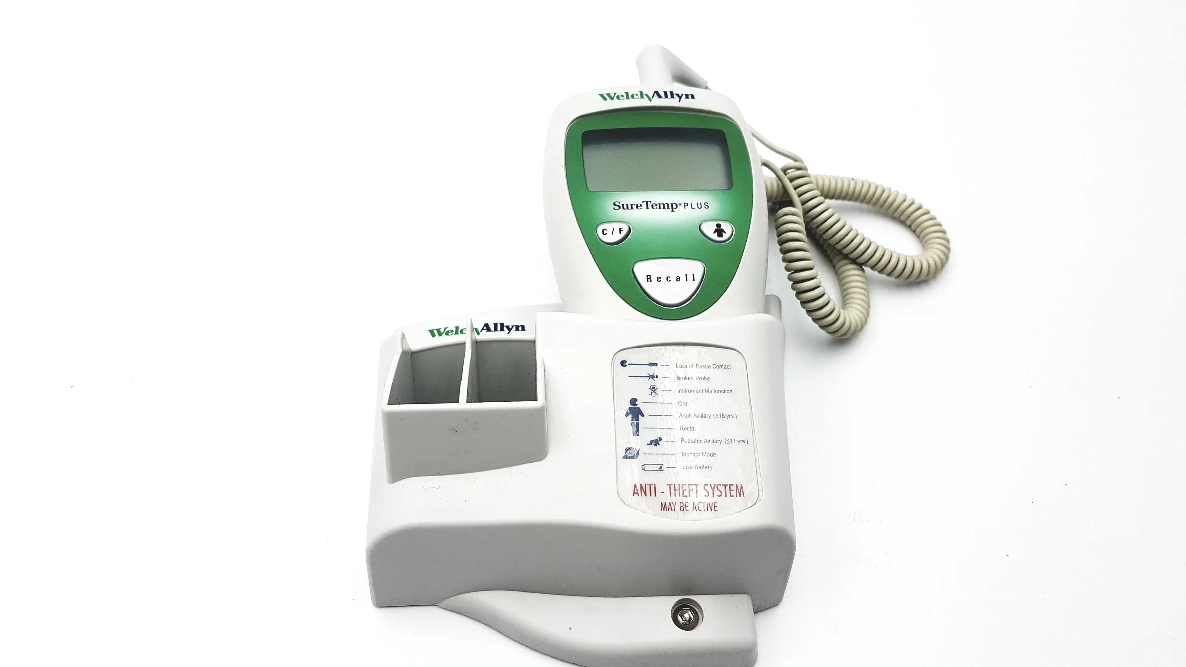 Load image into Gallery viewer, A Biomedical Service Welch Allyn SureTemp Plus 690 Digital Thermometer with Probe and Wall Mount 180.00