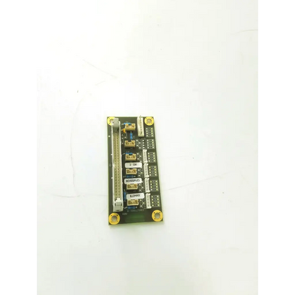 Green rectangular abx penta cbd1778g1-a pcb board with gold mounting holes and various electronic components