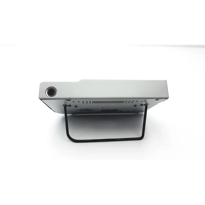 Silver-colored rectangular accutome a-scan plus ultrasound service 07h419 tablet back with black stand and ventilation slots
