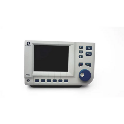 Gray accutane a500 plus ultrasound service 07h419 medical monitor with blue dial and dark gray buttons