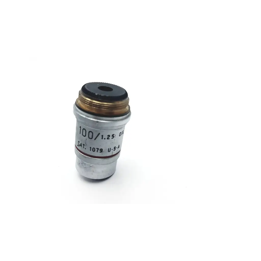 Load image into Gallery viewer, Achromat 100/1.25 CAT 1079 Microscope Objective Lense