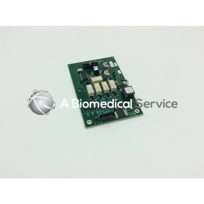 Green printed circuit board with beige and black components for acist medical systems x-ray interface pcb model 301129-001 rev 01