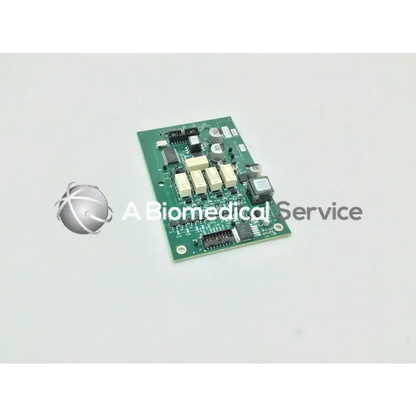 Green rectangular circuit board with electronic components mounted acist medical systems 301129-001 x-ray interface pcb